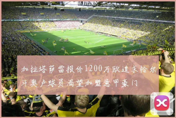 加拉塔萨雷报价1200万欧追求恰尔汗奥卢球员渴望加盟意甲豪门